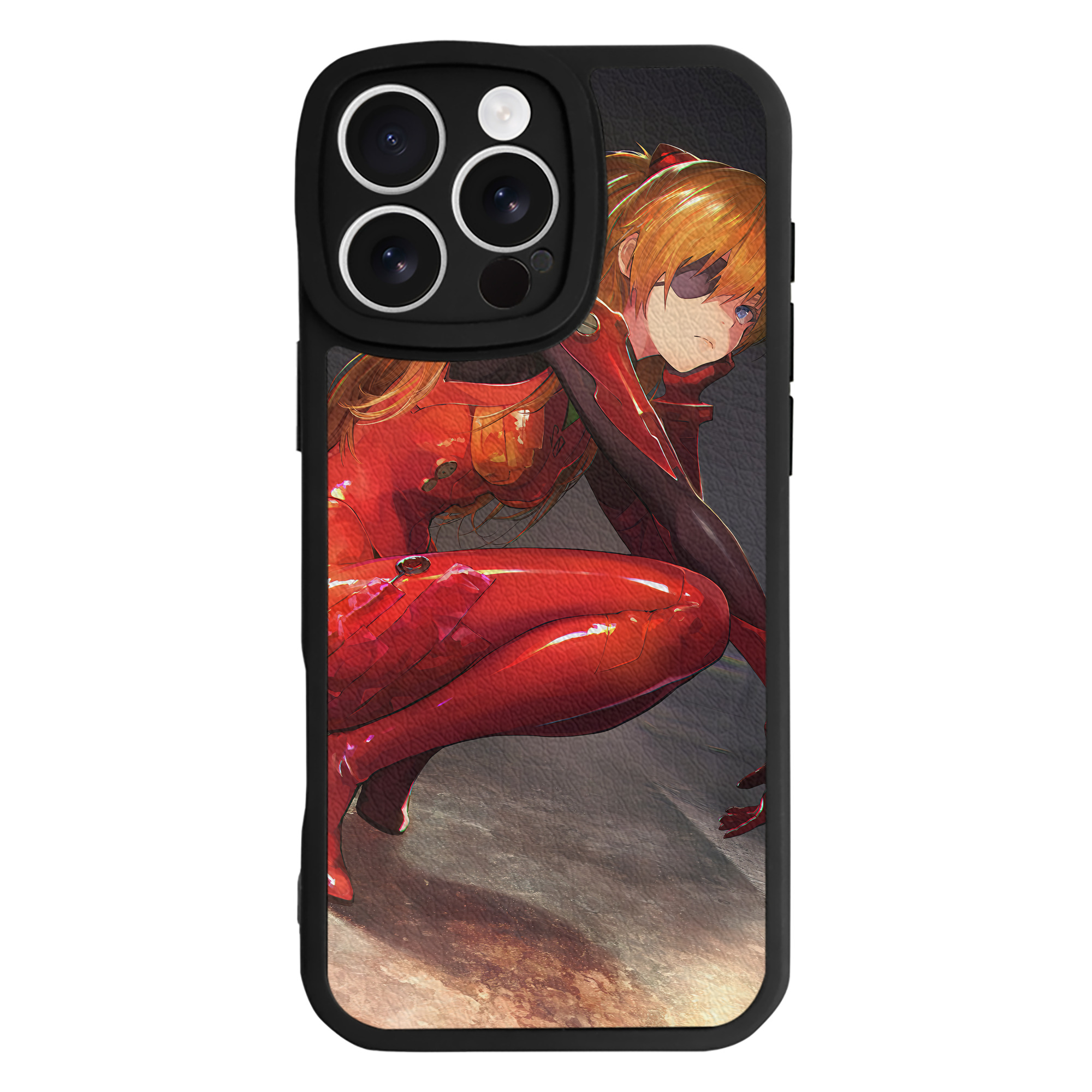 （画像用） EVA 新世紀エヴァンゲリオン 【iPhone 16シリーズ対応】シリコンスマホケース（レザー調） 材質：シリコン